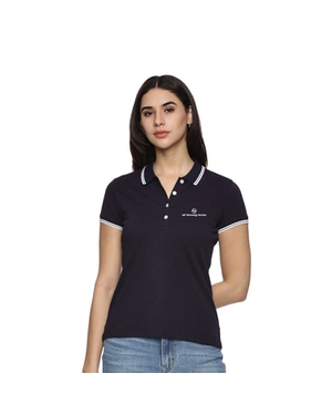 Allen Solly Polo T-shirt Women- Navy Blue